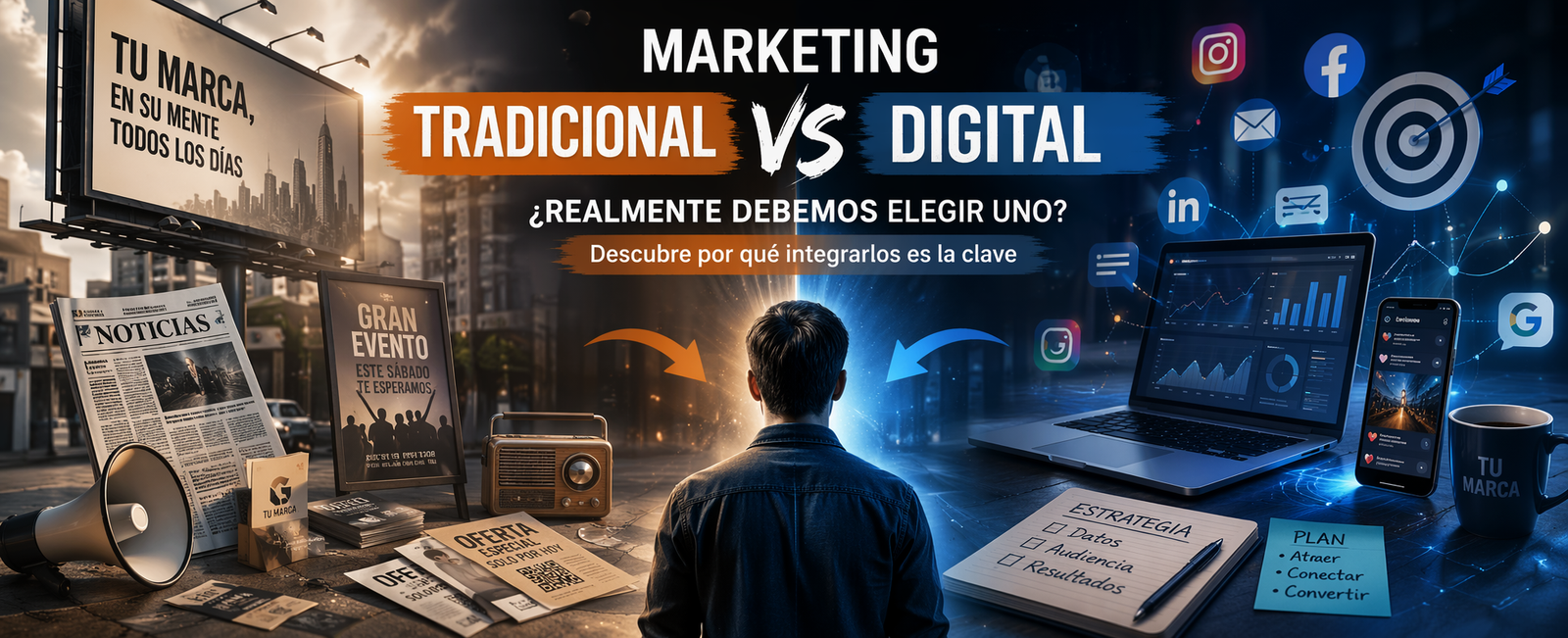 Marketing tradicional vs digital